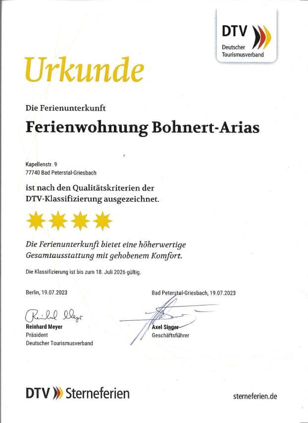 Ferienwohnung Bohnert-Arias Bad Peterstal-Griesbach Kültér fotó